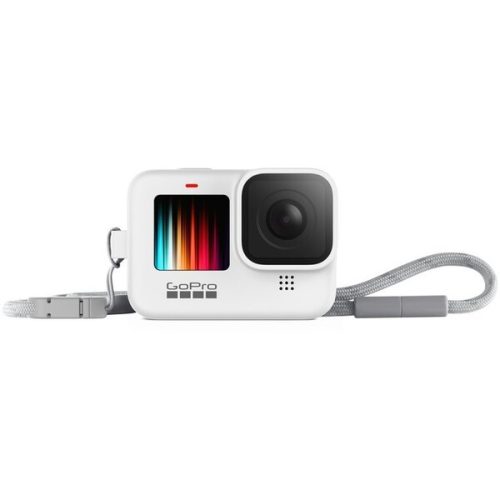 GoPro silikonové pouzdro + šnůrka HERO9/HERO10/HERO11 bílé GoPro