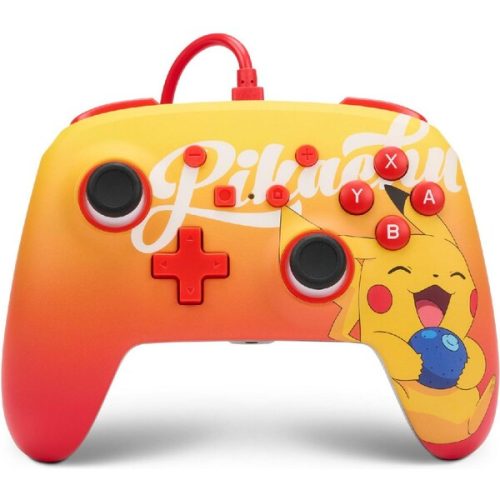 PowerA Enhanced drátový herní ovladač - Oran Berry Pikachu (Switch) PowerA