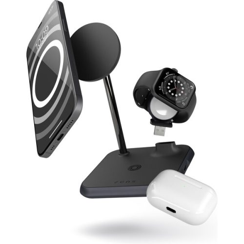 Zens Aluminium 4-in-1 Magnetic + Watch wireless charger ZENS