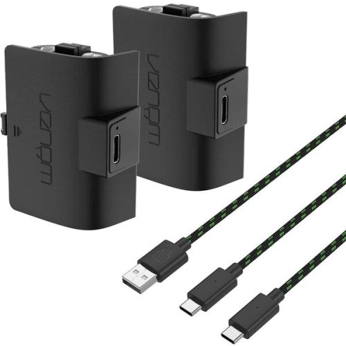 Venom VS2883 baterie 1100mAh pro ovladače Xbox (2ks) černé + kabel 3m Venom
