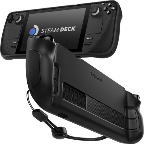 Spigen Rugged Armor ochranný kryt pro Steam Deck černý Spigen