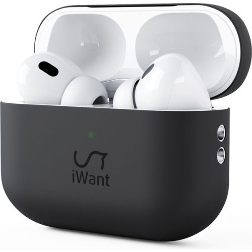 iWant Silicone ochranné pouzdro Airpods Pro 2 černé iWant