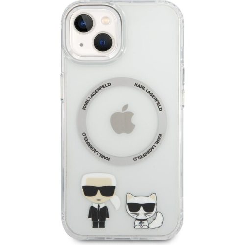 Karl Lagerfeld MagSafe kryt Karl and Choupette iPhone 14 Plus čirý Karl Lagerfeld