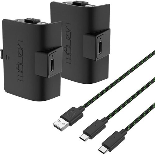 Venom VS2882 baterie 850mAh pro ovladače Xbox (2ks) černé + kabel 3m Venom