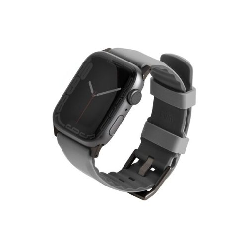 UNIQ Linus AiroSoft silikonový řemínek Apple Watch 45/44/42mm šedý UNIQ