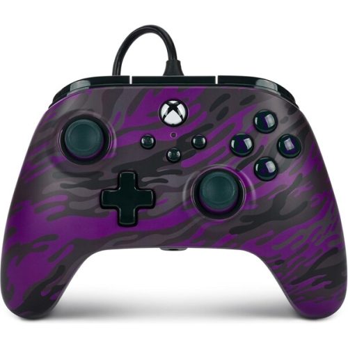 PowerA Advantage drátový herní ovladač Purple Camo (Xbox Series X|S) PowerA