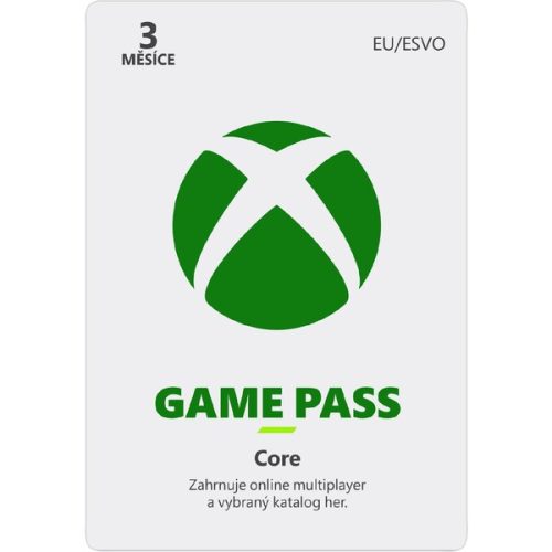 Microsoft Xbox Game Pass Core 3 měsíce Microsoft