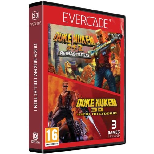 Home Console Cartridge 33. Duke Nukem Collection 1 (Evercade) Blaze Entertainment