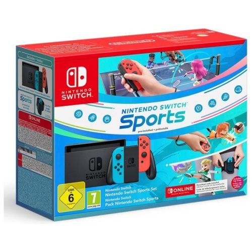 Nintendo Switch Neon + Switch Sports + 3M NSO Nintendo