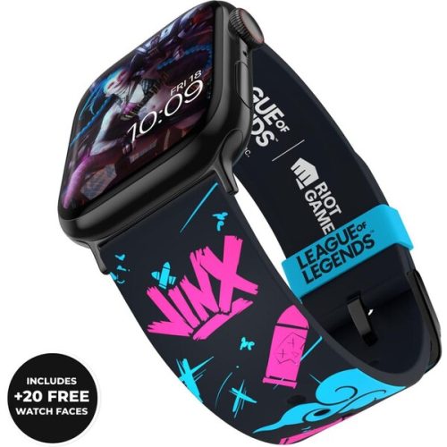 Moby Fox League of Legends - Jinx Graffiti řemínek pro Apple Watch (38/40/42/44 mm) a chytré hodinky Moby Fox