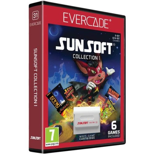 Home Console Cartridge 31. Sunsoft Collection 1 (Evercade) Blaze Entertainment