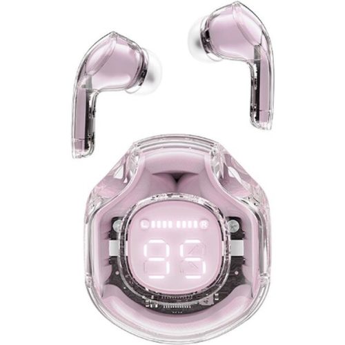 Acefast T8 Crystal Bluetooth sluchátka do uší růžová Acefast