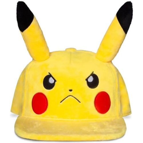 Kšiltovka Pokémon Angry Pikachu - plyšová Difuzed