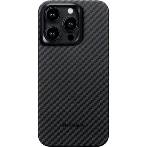 Pitaka MagEZ 4 1500D kryt iPhone 15 Pro Max black/grey twill Pitaka