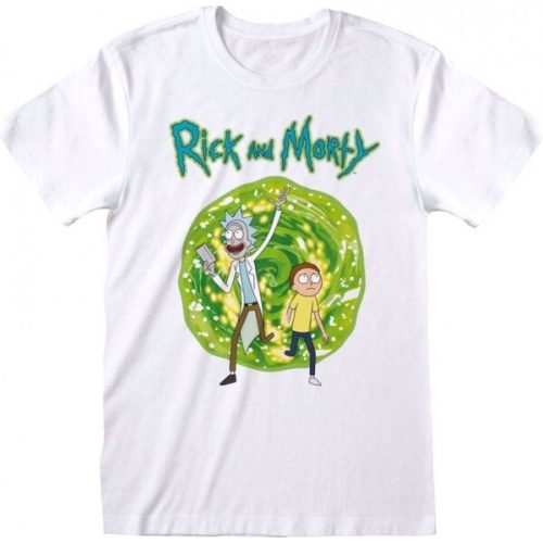 Tričko Rick and Morty - Portal M Heroes inc