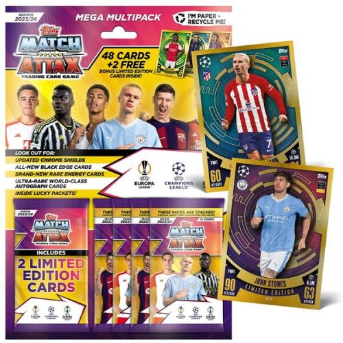 Fotbalové karty Topps UEFA UCL MATCH ATTAX 23/24 - Mega Multipack Topps