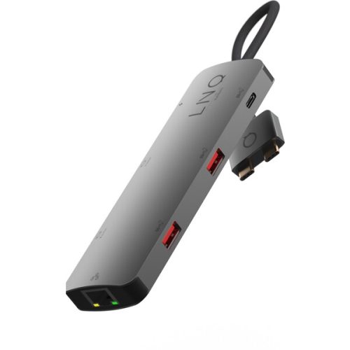 LINQ 7v2 D2 PRO USB-C multiportový hub 4K/HDMI/Ethernet pro Apple M1/M2 LINQ