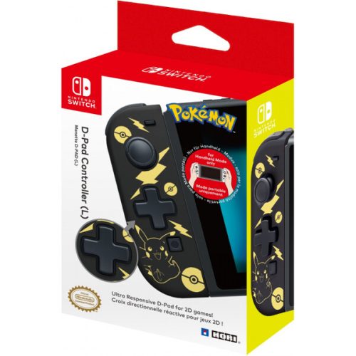 Hori D-Pad Controller Pikachu Black Gold (Switch) HORI