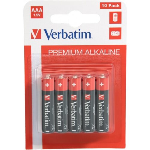Verbatim AAA alkalické baterie LR3 10x VERBATIM