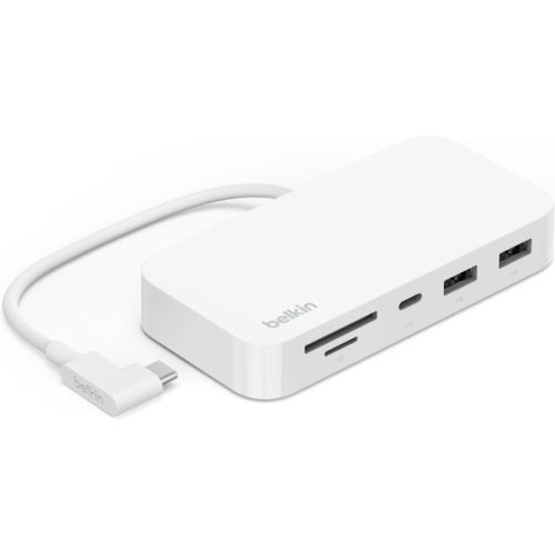 Belkin Connect USB-C 6v1 Multiport Hub s držákem bílý BELKIN