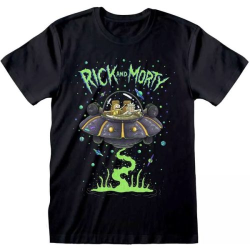 Tričko Rick and Morty - Space Cruiser L Heroes inc