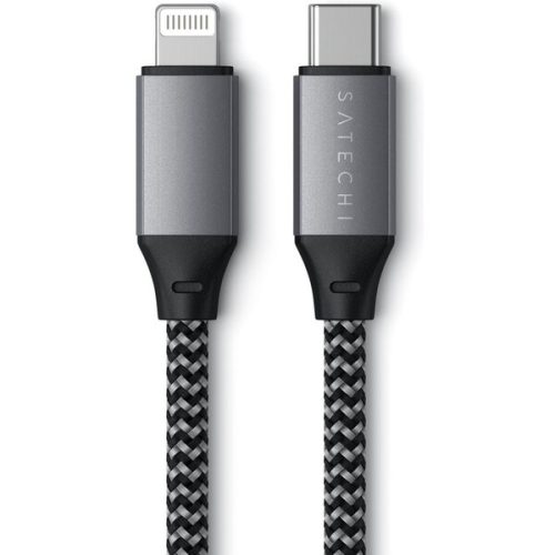 Satechi USB-C to Lightning kabel 25cm vesmírně šedý Satechi