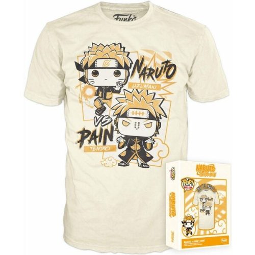 Funko Boxed Tee: Naruto- Naruto vs Pain L Funko