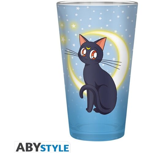 Sklenice Sailor Moon - Luna & Artemis 400 ml Abysse Corp