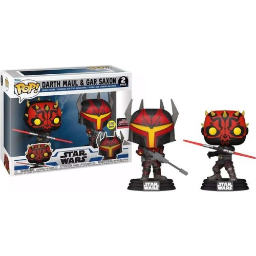 Funko POP! Star Wars: Clone Wars- Maul/Gar 2pack (2 figurky) (GITD) Funko