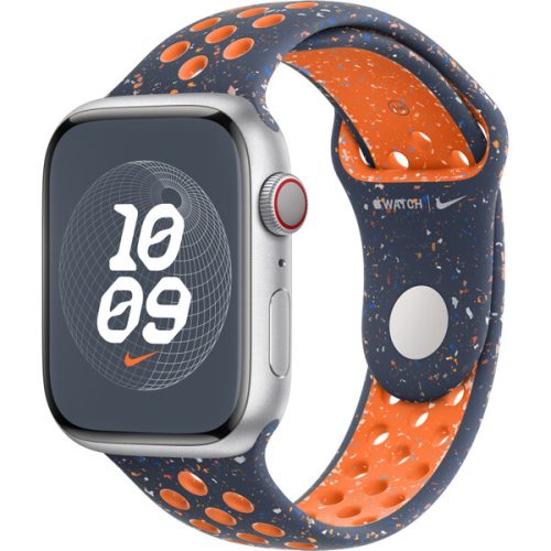 Apple Watch 49/45/44/42mm Blue Flame sportovní řemínek Nike M/L Apple