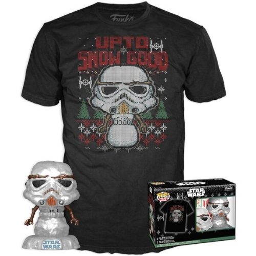 Funko POP! & Tee Box: Star Wars - Holiday Stormtrooper (MT) L Funko