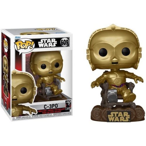 Funko POP! #609 Star Wars: RotJ 40th- C3P0 in chair Funko