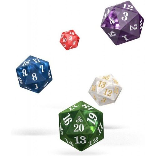 Sada kostek Oakie Doakie D20 Spindown Marble (5ks) Oakie Doakie