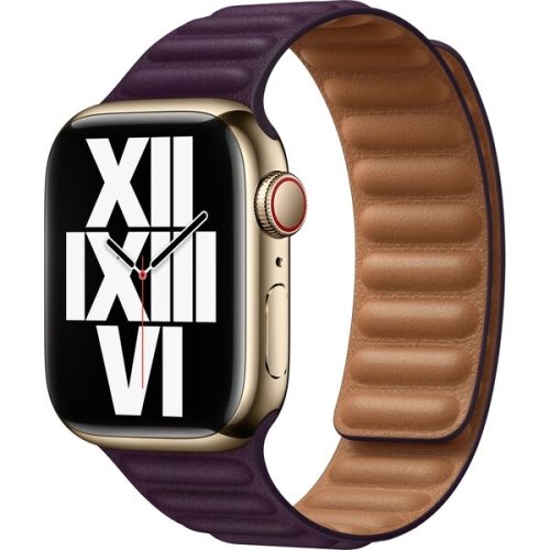 Apple Watch kožený tah 41/40/38mm tmavě višňový - S/M Apple