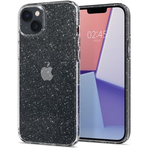 Spigen Liquid Crystal Glitter iPhone 14 čirý Spigen