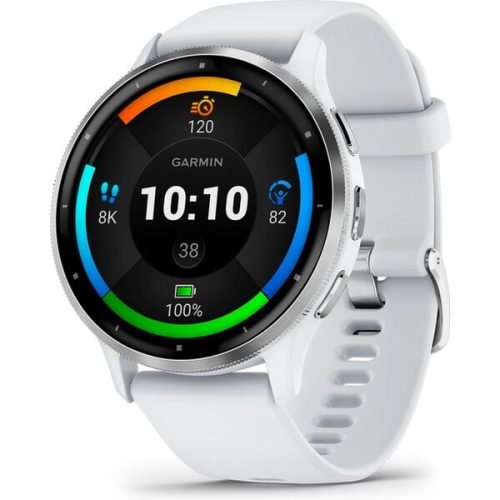 Garmin Venu 3 Silver/WhitestoneSilicone Band Garmin