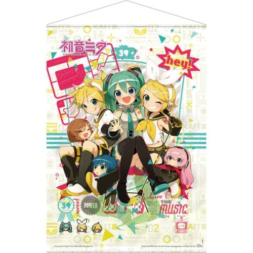 Plátěný plakát Vocaloid: Hey! Piapro Characters 50 x 70 cm POPbuddies
