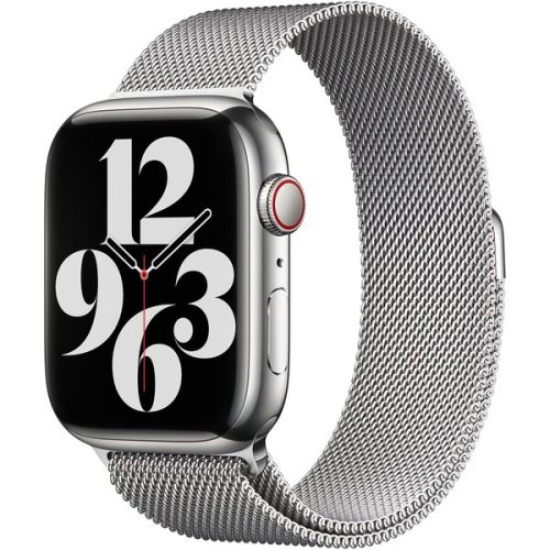 Apple Watch 49/45/44/42mm stříbrný milánský tah Apple