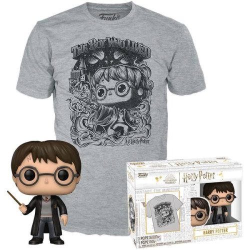 Funko POP! & Tee Box: Harry Potter - Harry Potter S (Metallic) Funko