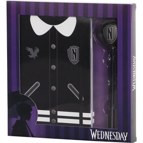 Dárkový set Wednesday - Univerzita (diář a pero) Karactermania