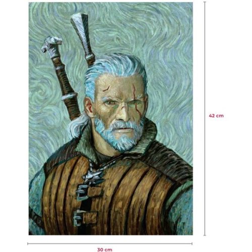 Litografie The Witcher - Geralt van Gogha Art 30 x 42 cm DPI Merchandising GmbH