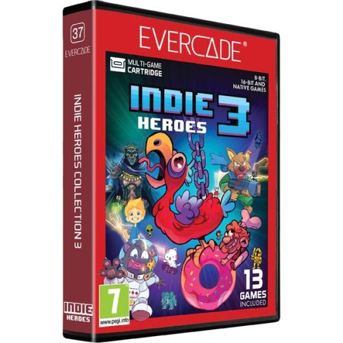 Home Console Cartridge 37. Indie Heroes Collection 3 (Evercade) Blaze Entertainment