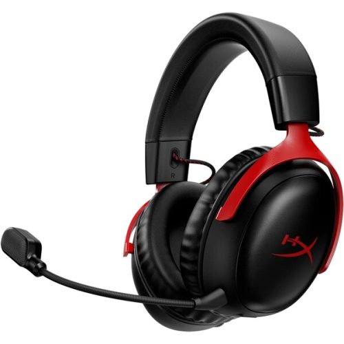 HyperX Cloud III bezdrátový herní headset červený HyperX