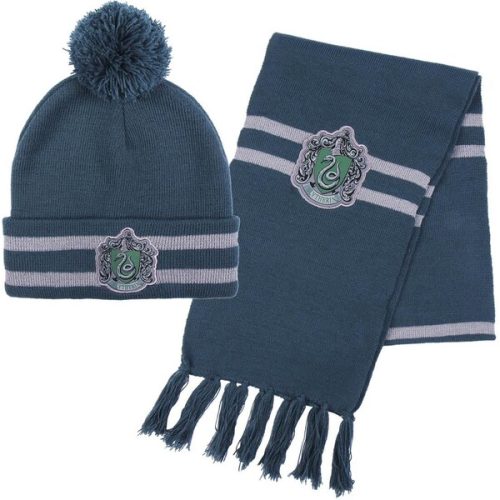 Dárkový set čepice a šála Harry Potter – Slytherin Cerdá