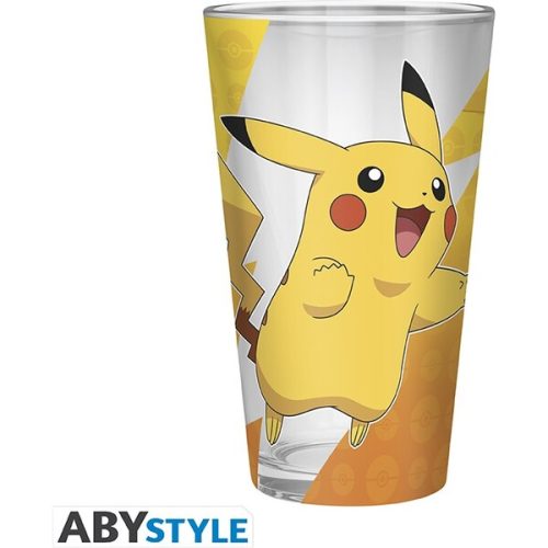 Sklenice Pokémon - Pikachu 400 ml Abysse Corp