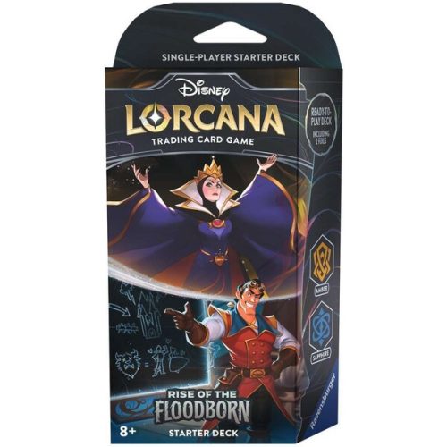 Disney Lorcana: Rise of the Floodborn - Starter Deck Amber & Sapphire Ravensburger