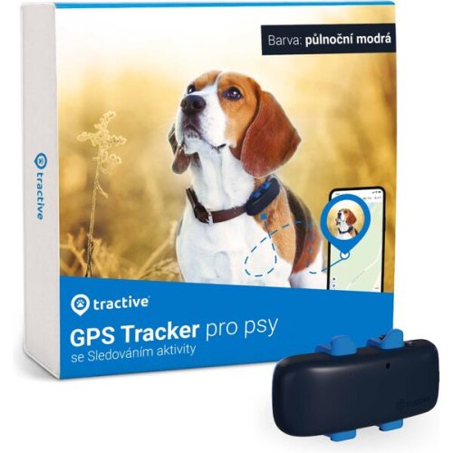 Tractive GPS DOG 4 tracker polohy a aktivity pro psy černý Tractive