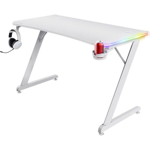 Trust GXT709W Luminius RGB herní stůl