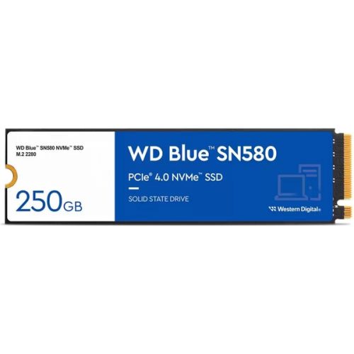 WD BLUE SSD NVMe 250GB PCIe SN580 WESTERN DIGITAL