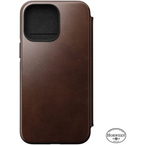 Nomad Leather MagSafe Folio iPhone 14 Pro Max hnědý Nomad